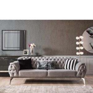 Sofa glamour szara Sultan